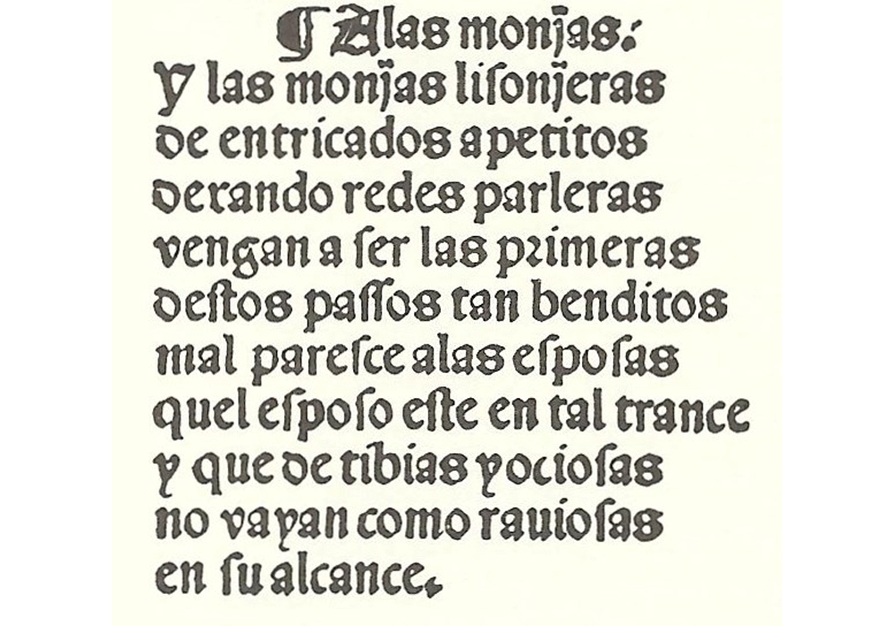 Cancionero-Montesino-Sucesor Hahembach-Incunables Libros Antiguos-libro facsimil-Vicent Garcia Editores-6 Poema a Monjas.